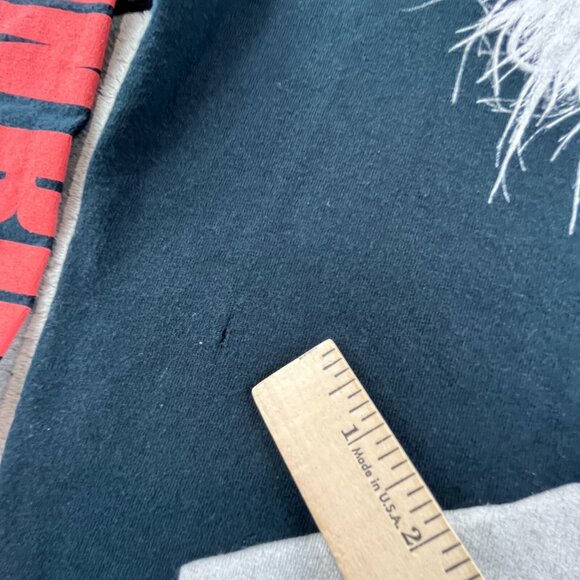 Justin Bieber Purpose Tour Shirt Mens Medium Black Long Sleeve AOP Concert Tee - Picture 5 of 12